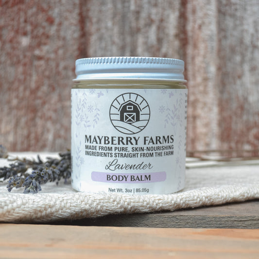 Lavender-infused Raw Honey and Tallow Body Balm - Mayberry Farms