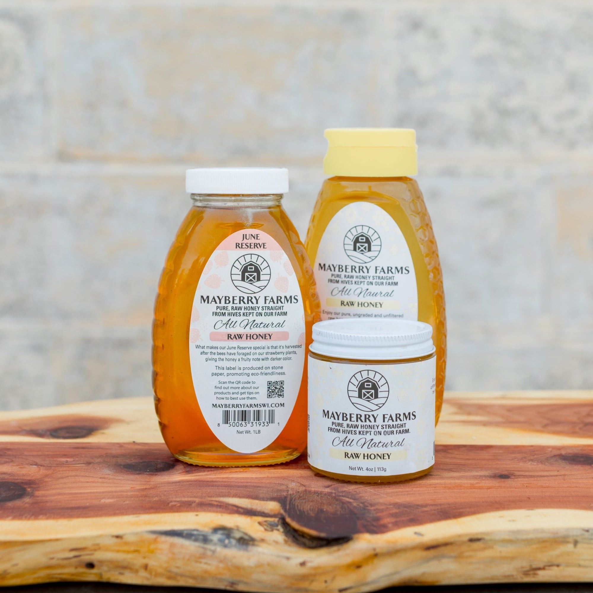 Raw Honey by the bottle or jar - Mayberry Farms
