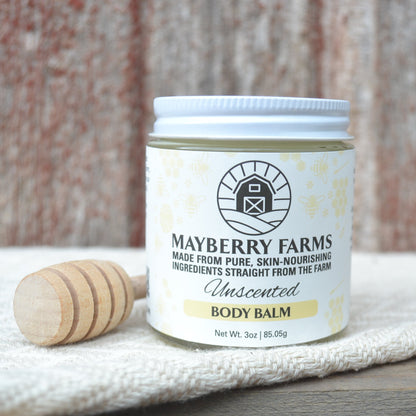 Unscented Raw Honey and Tallow Whipped Body Balm - Mayberry Farms