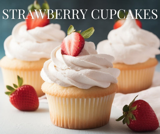 Strawberry Cupcakes - Mayberry Farms