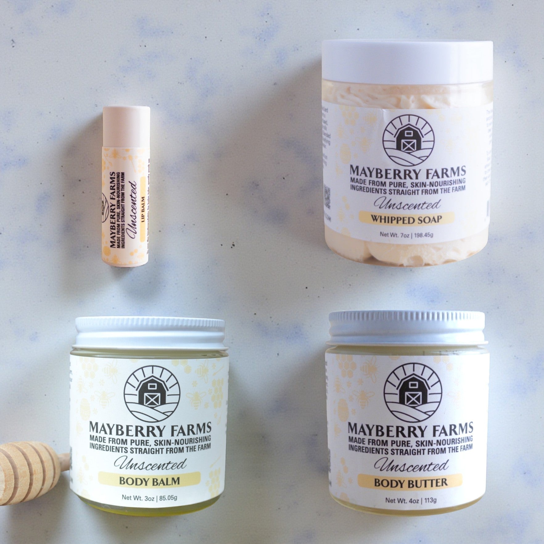 Unscented Tallow & Honey Skincare for Sensitive Skin | Mayberry Farms - Mayberry Farms