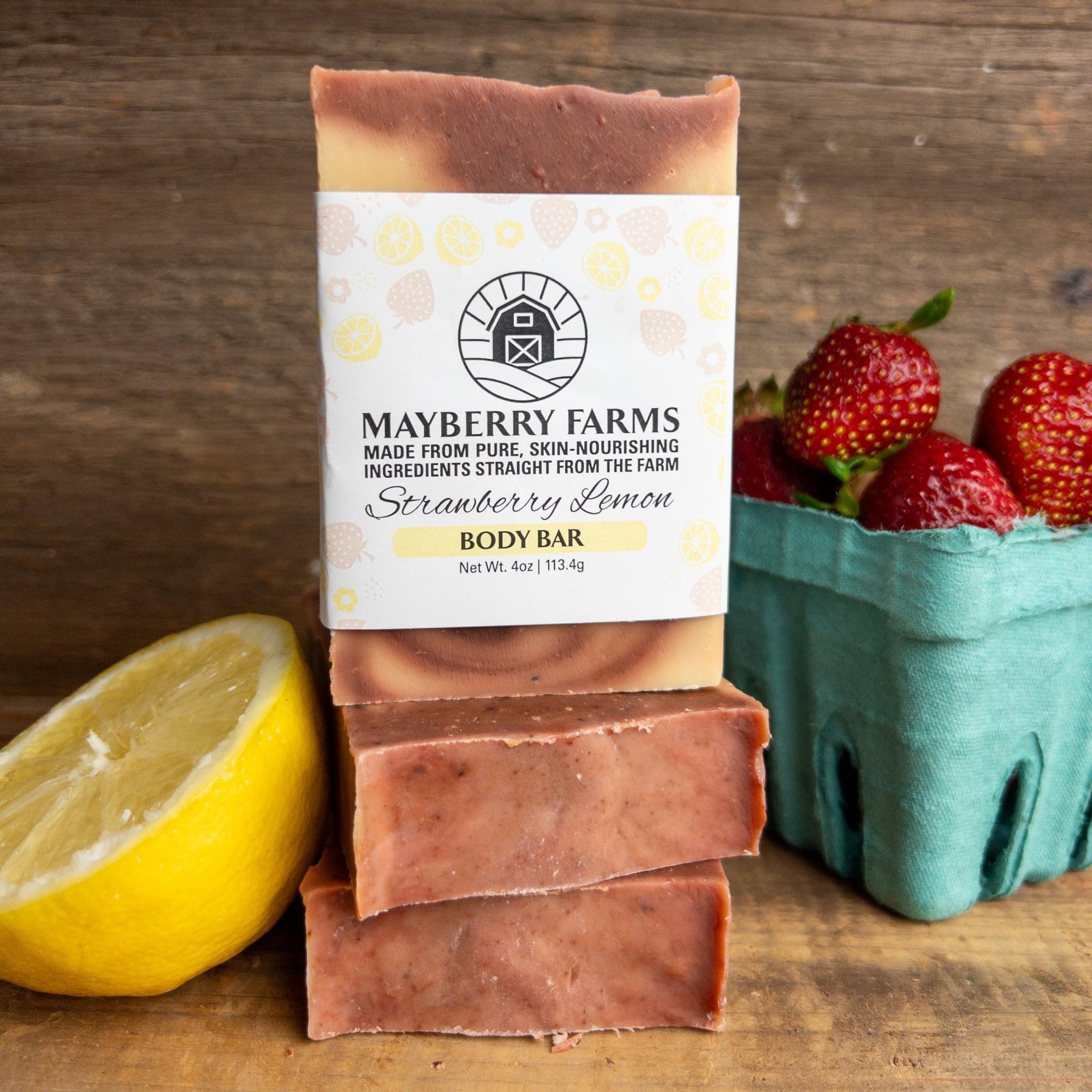 100% Lard, Goat Milk, & Honey Bar Soap - Mayberry Farms