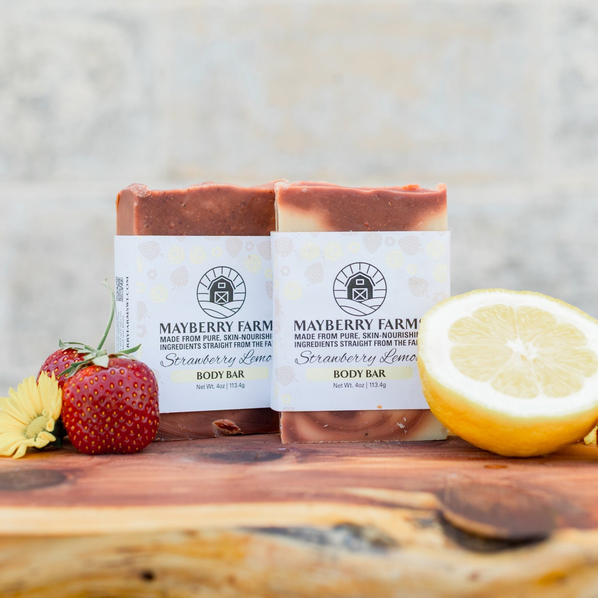 100% Lard, Goat Milk, & Honey Bar Soap - Mayberry Farms