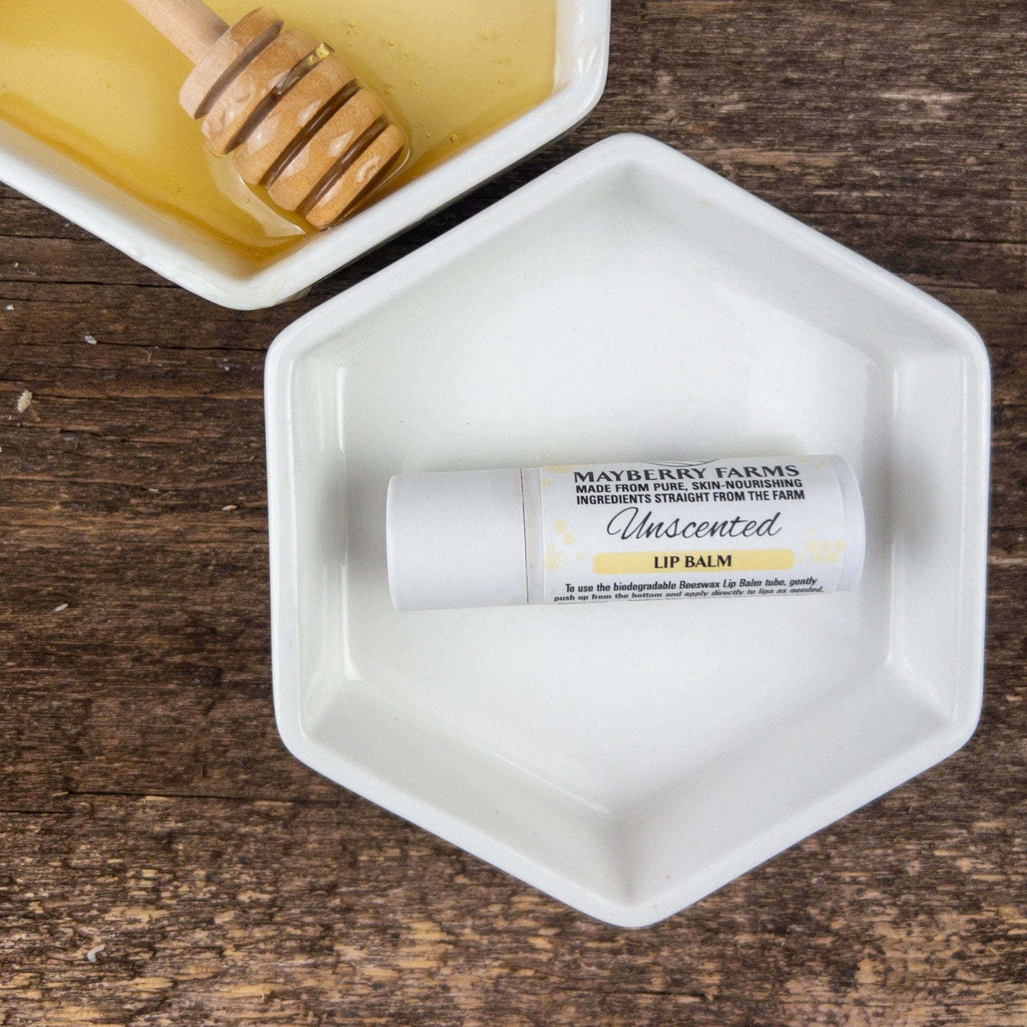 Beeswax, Raw Honey and Tallow Lip Balms - Mayberry Farms