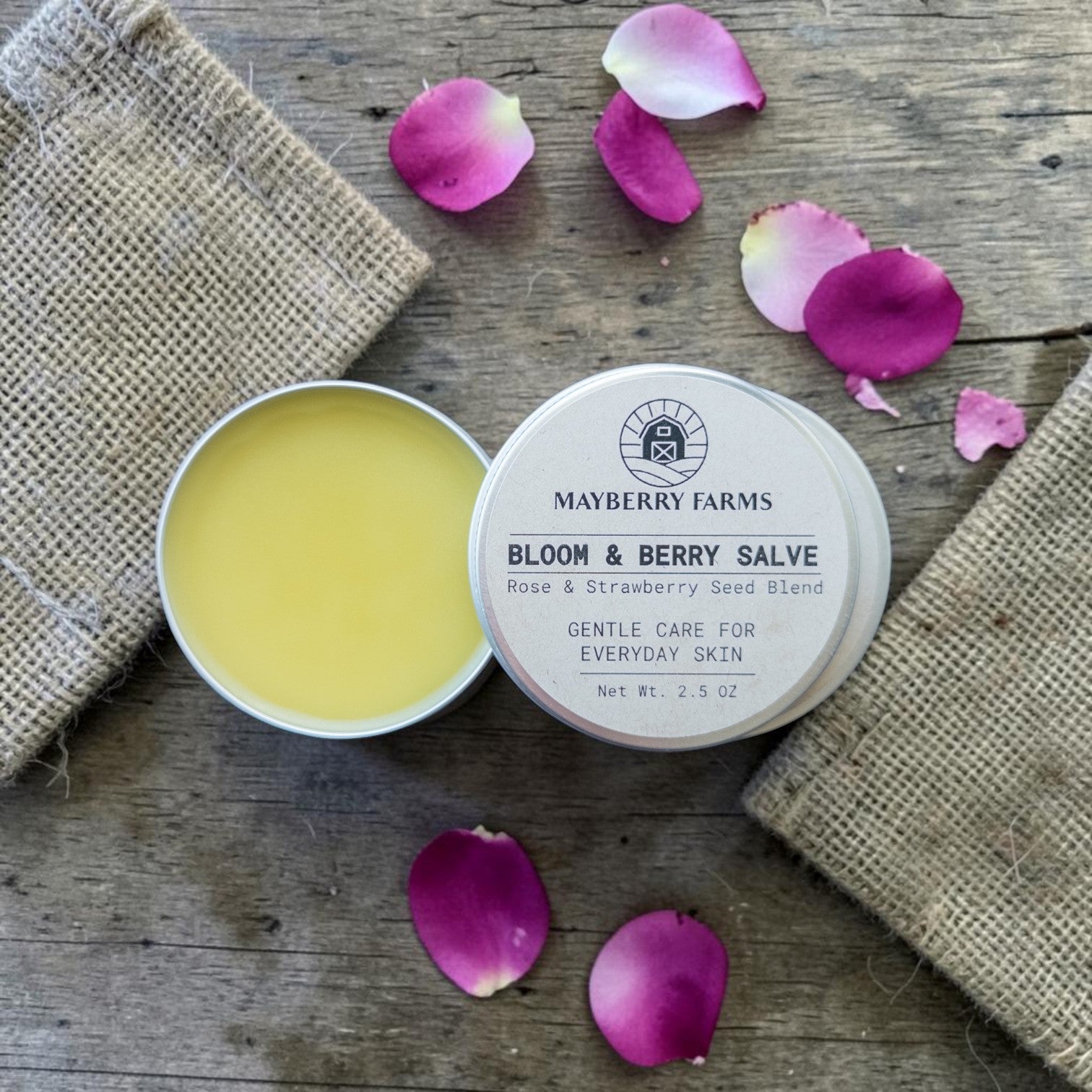 Bloom & Berry Rose Strawberry Seed Salve | Mayberry Farms - Mayberry Farms