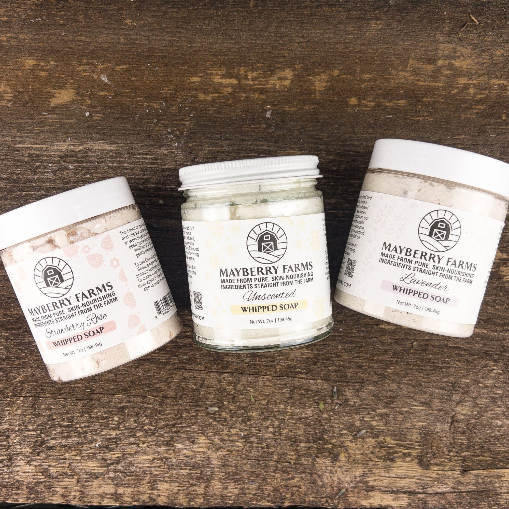 Goat Milk and Raw Honey Whipped Soap and Shaving Cream - Mayberry Farms