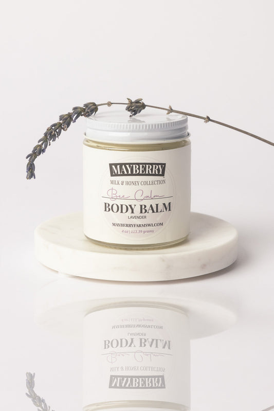 Lavender-infused Raw Honey and Tallow Body Balm - Mayberry Farms