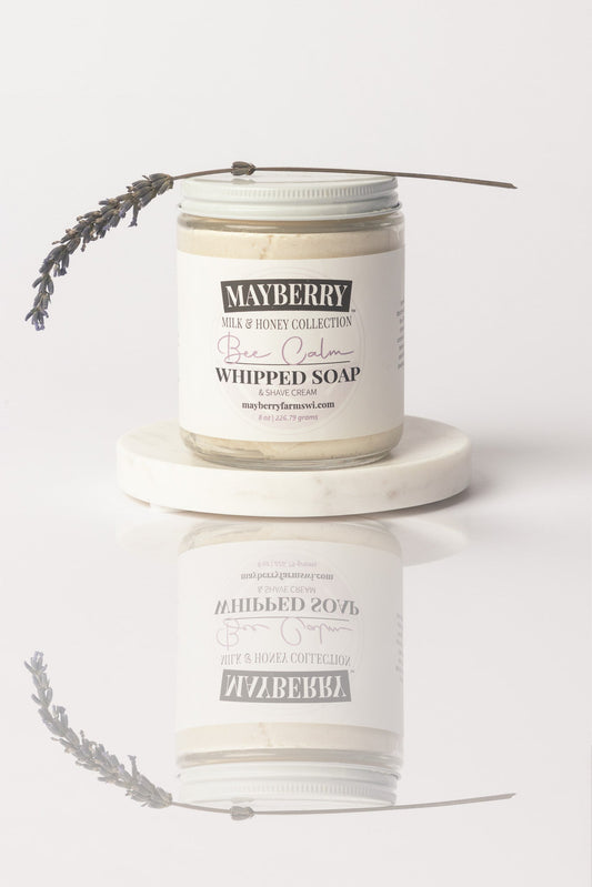 Lavender-Infused Whipped Soap - Mayberry Farms