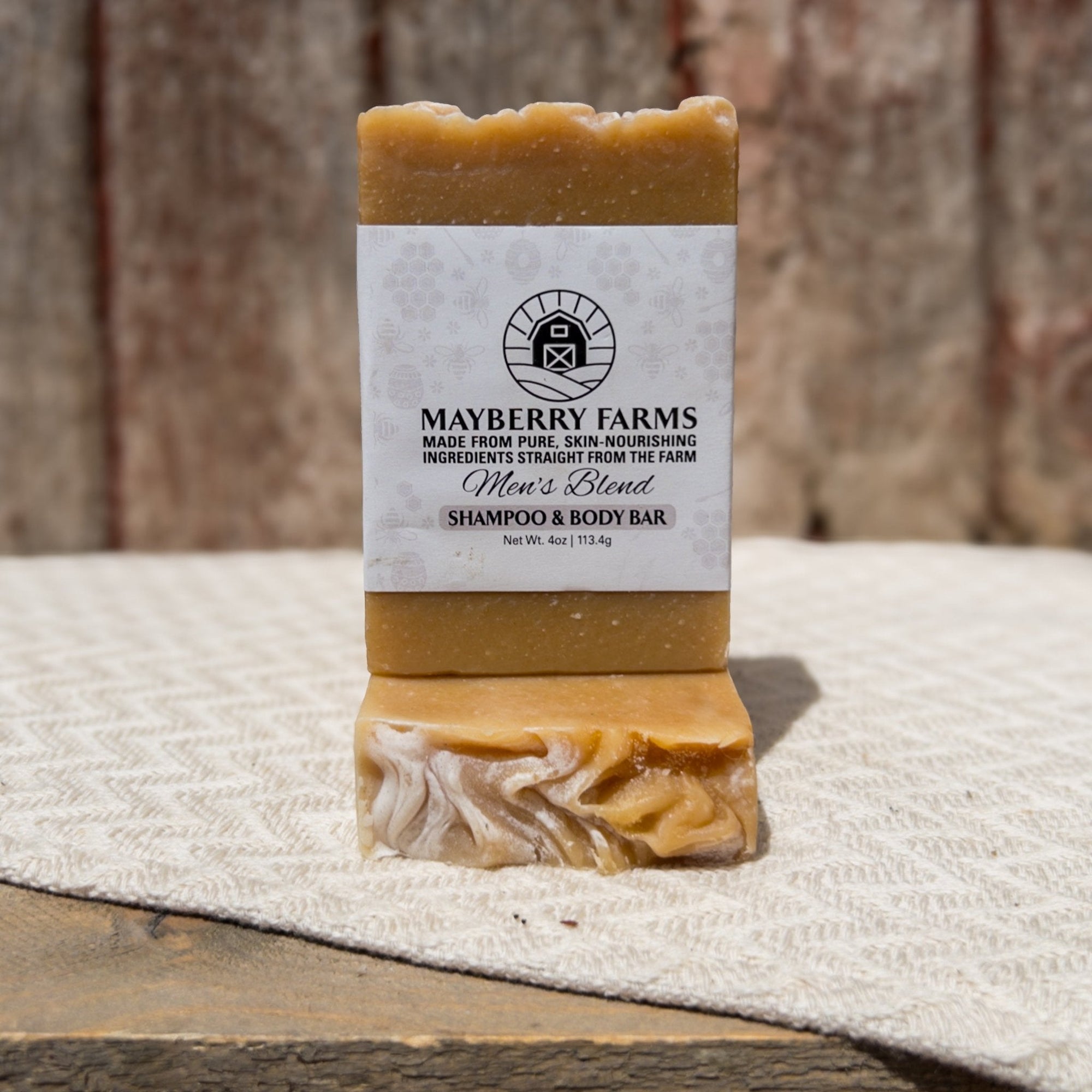 Men&#39;s Blend Shampoo, Beard and Body Bar - Mayberry Farms