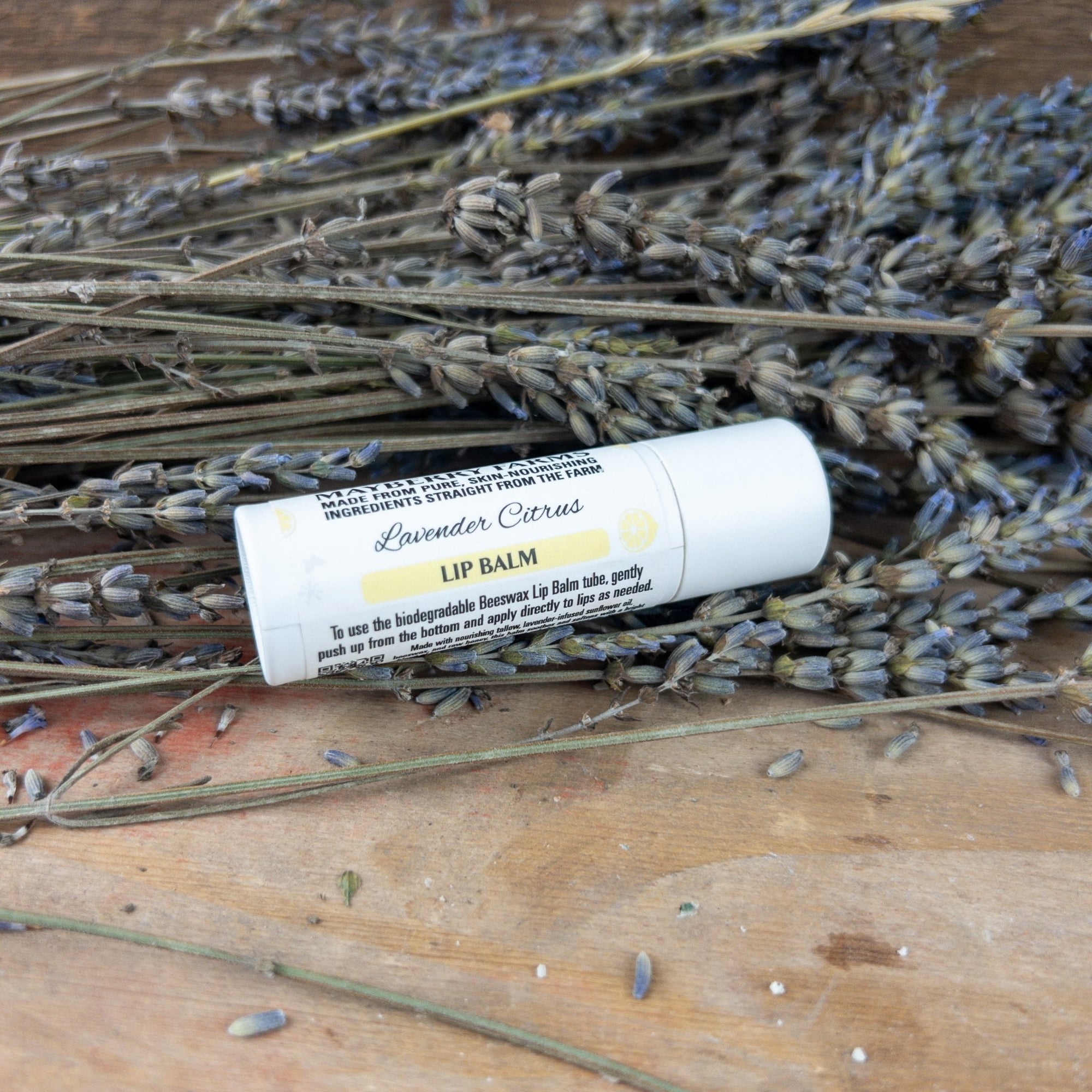 Nourishing honey, beeswax and tallow lip balms - Mayberry Farms