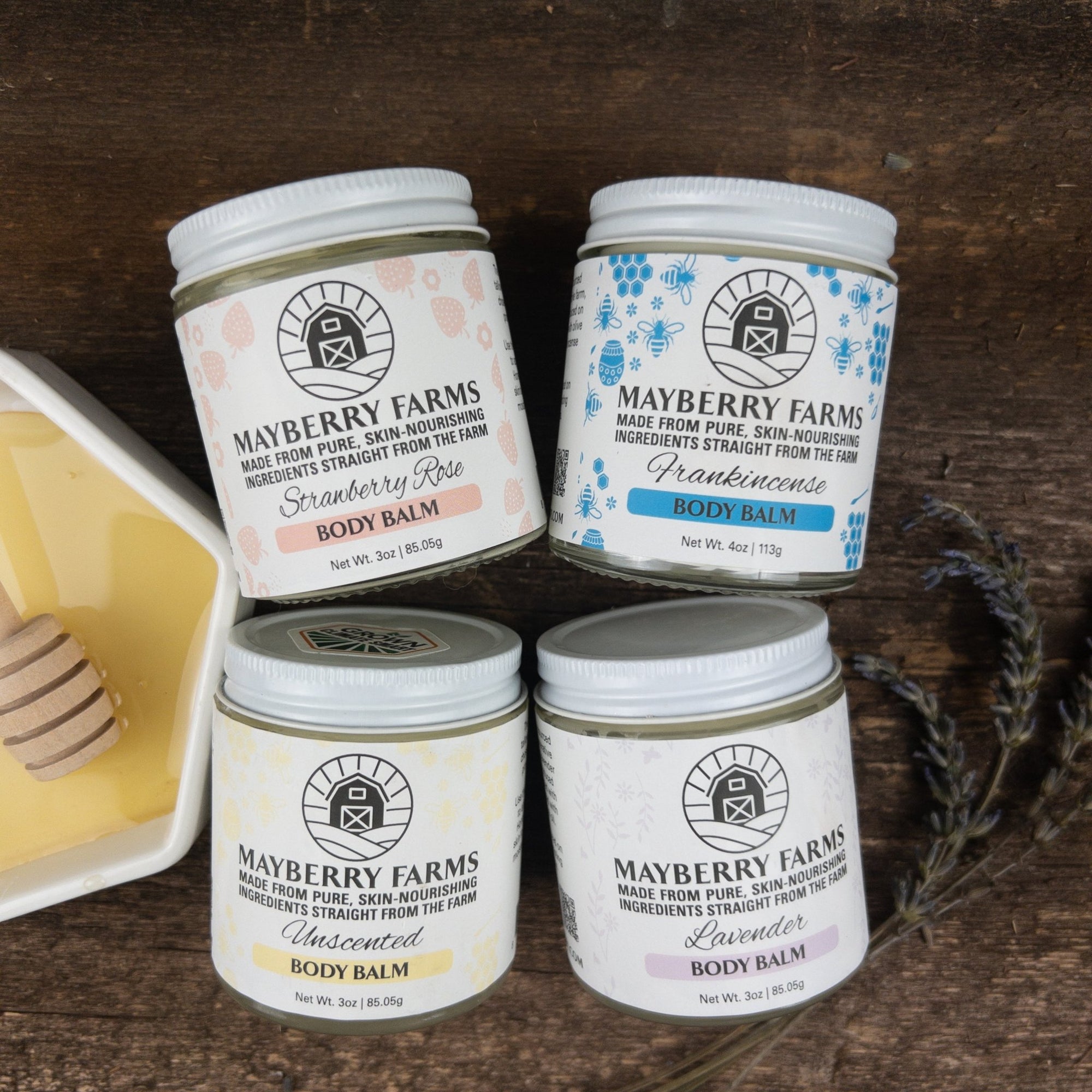 Raw Honey and Tallow Body Balm - Mayberry Farms