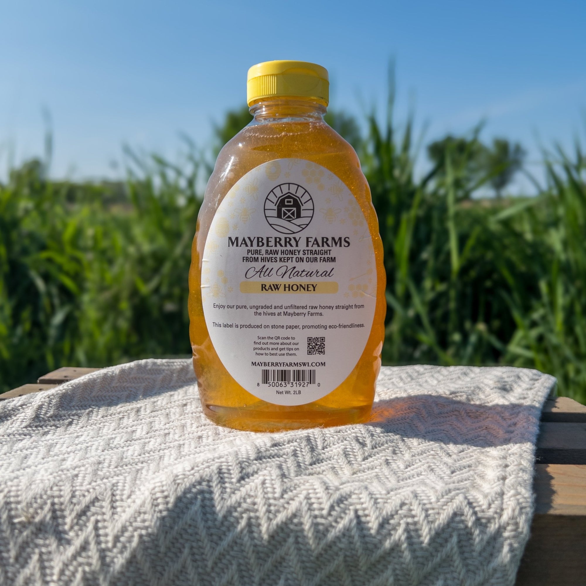 Raw honey by the bottle for shipping - Mayberry Farms