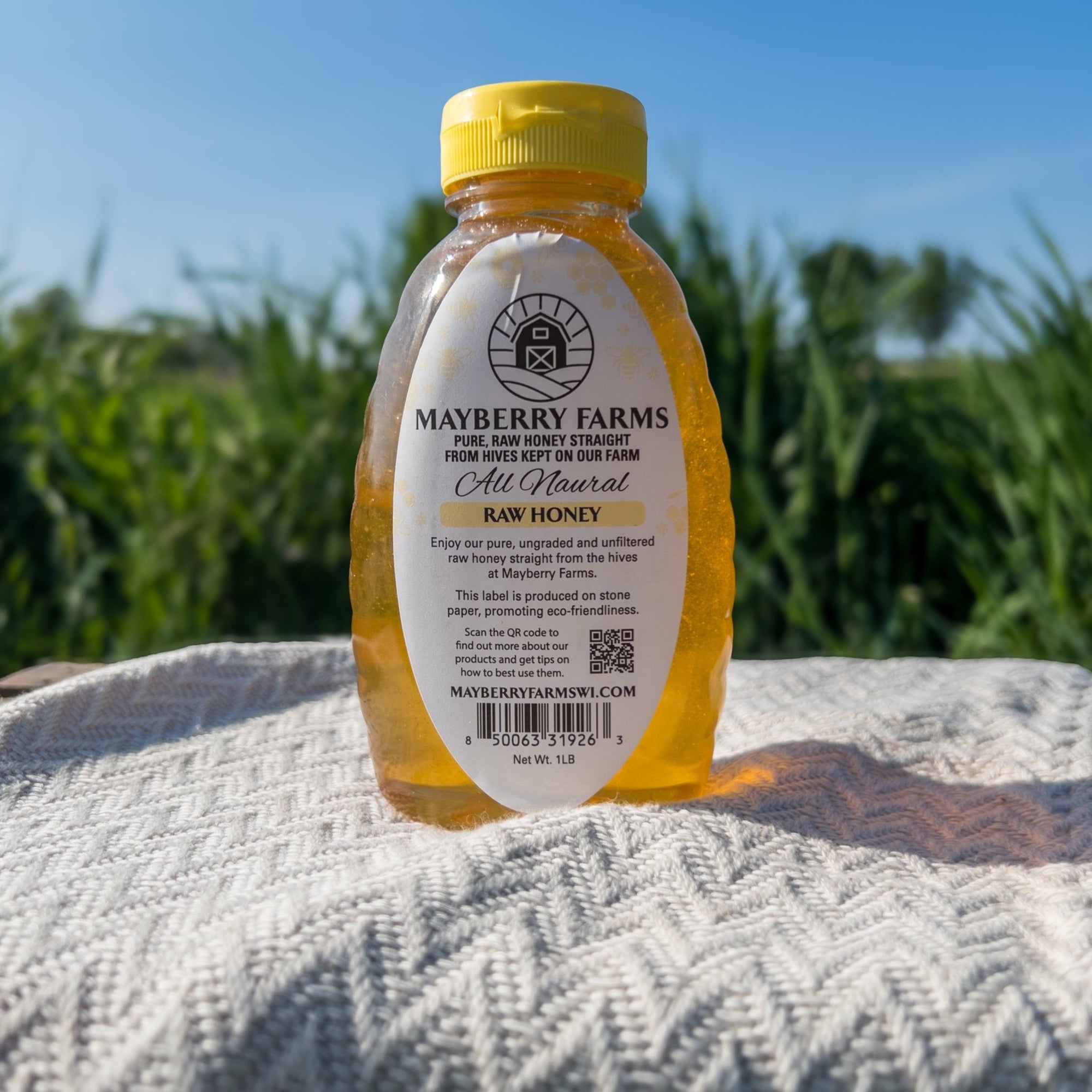 Raw honey by the bottle for shipping - Mayberry Farms