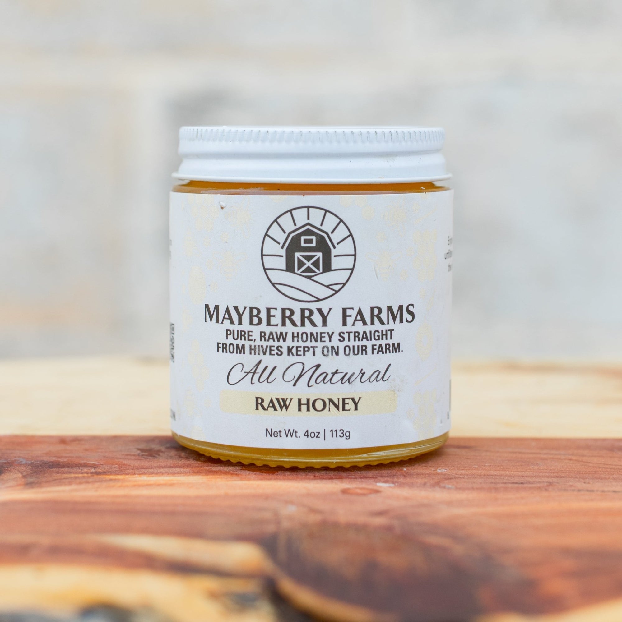 Raw Honey by the bottle or jar - Mayberry Farms