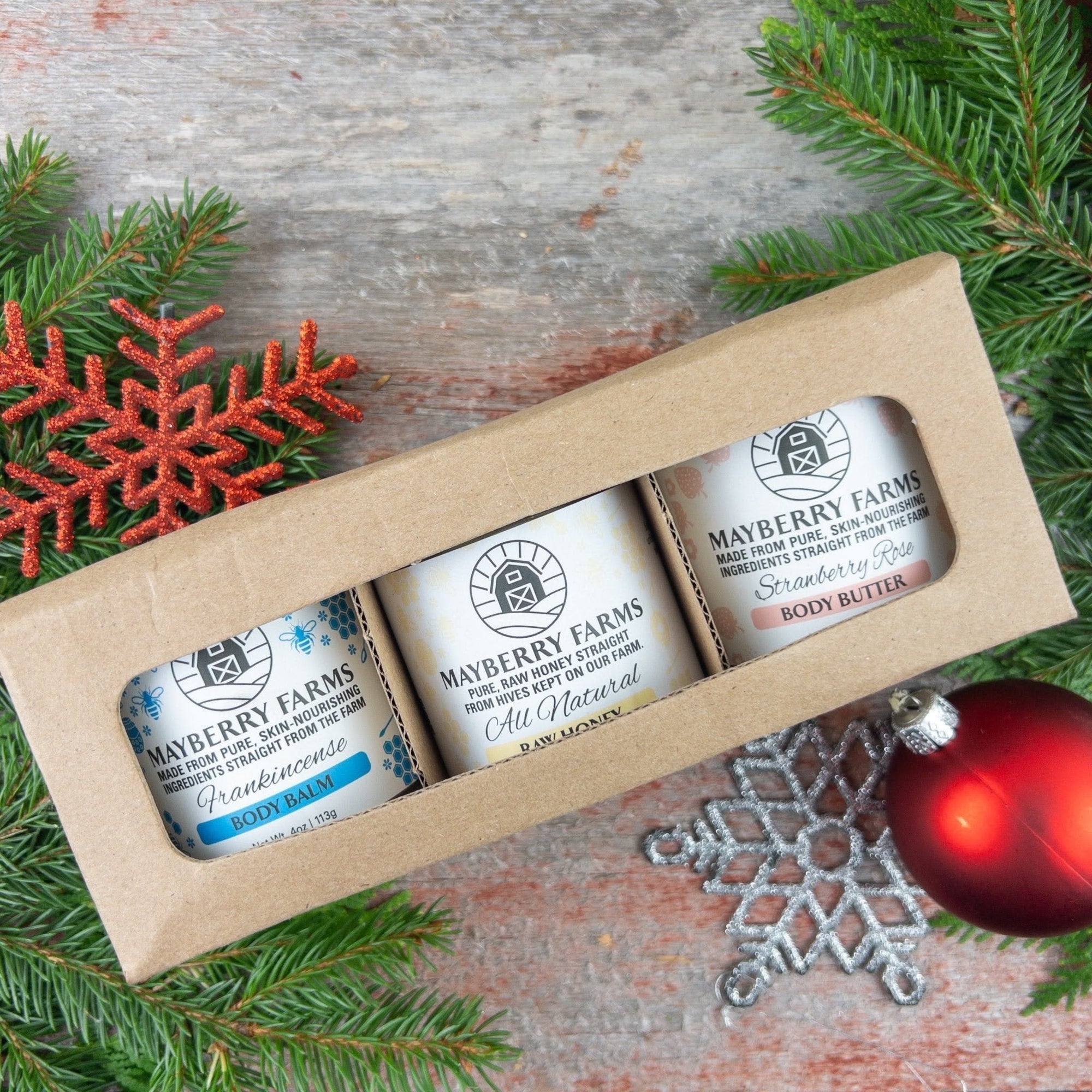 Raw Honey &amp; Warmth Gift Set - Mayberry Farms
