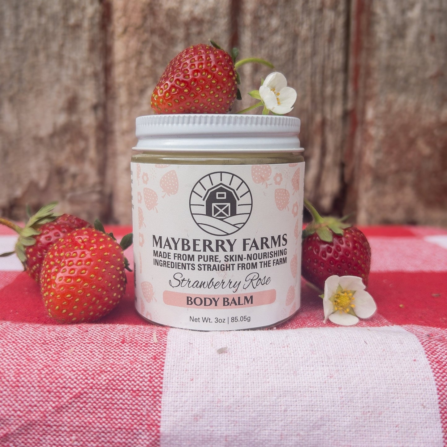 Strawberry Rose Body Balm - Mayberry Farms