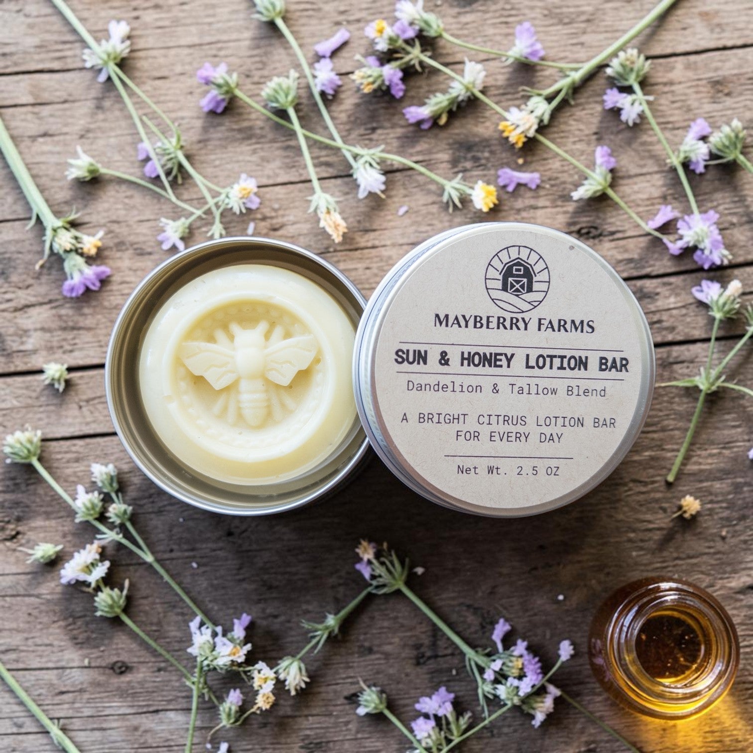 Sun & Honey Citrus Lotion Bar | Mayberry Farms - Mayberry Farms