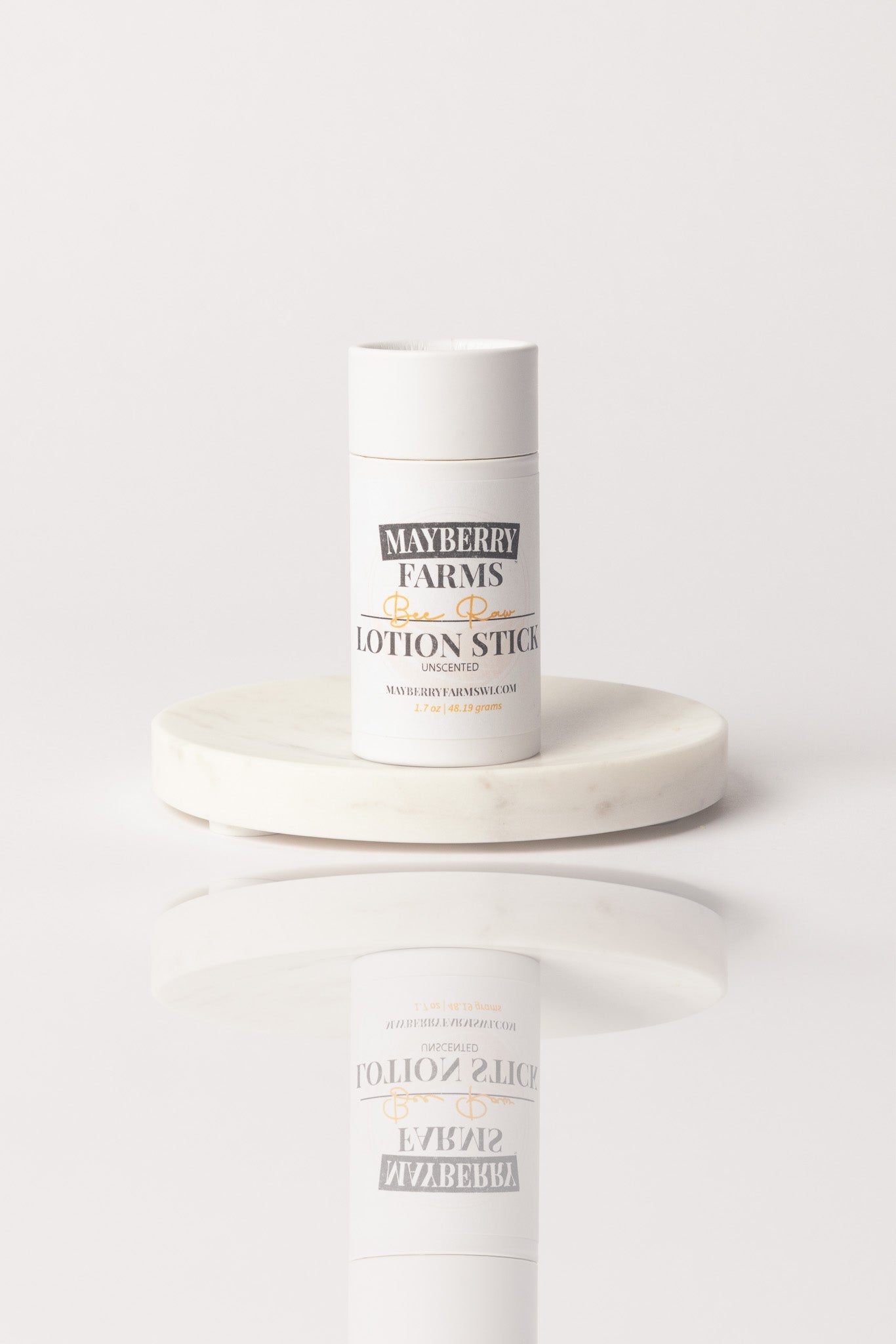 Unscented Beeswax & Tallow Lotion Stick - Mayberry Farms