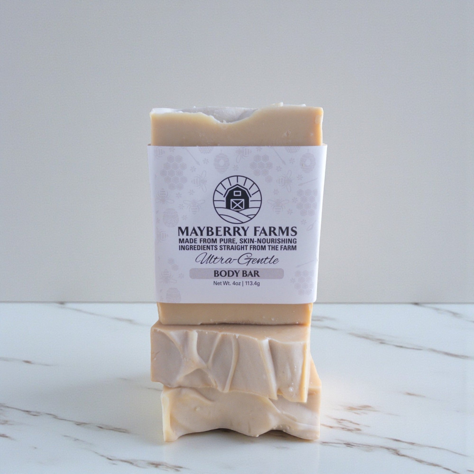 Unscented Ultra Gentle Goat Milk Bar Soap - Mayberry Farms