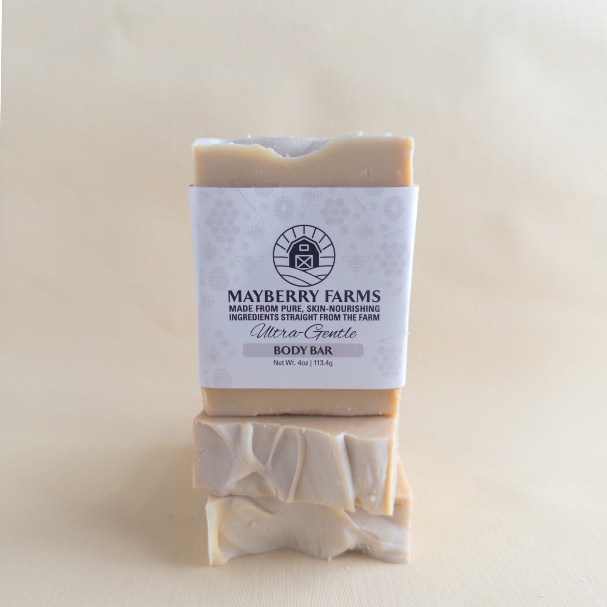 Unscented Ultra Gentle Goat Milk Bar Soap - Mayberry Farms