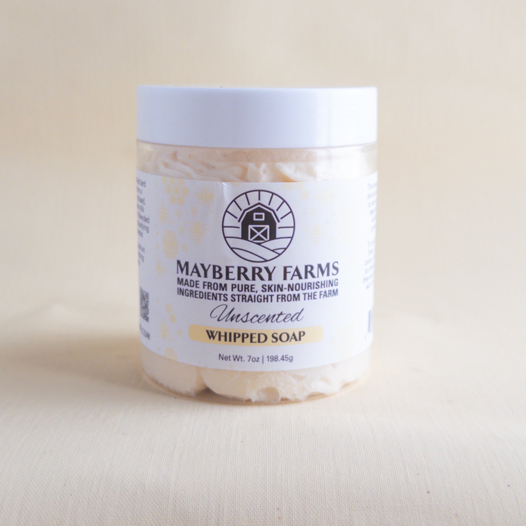 Whipped Soap & Shaving Cream with Goat Milk & Honey - Mayberry Farms