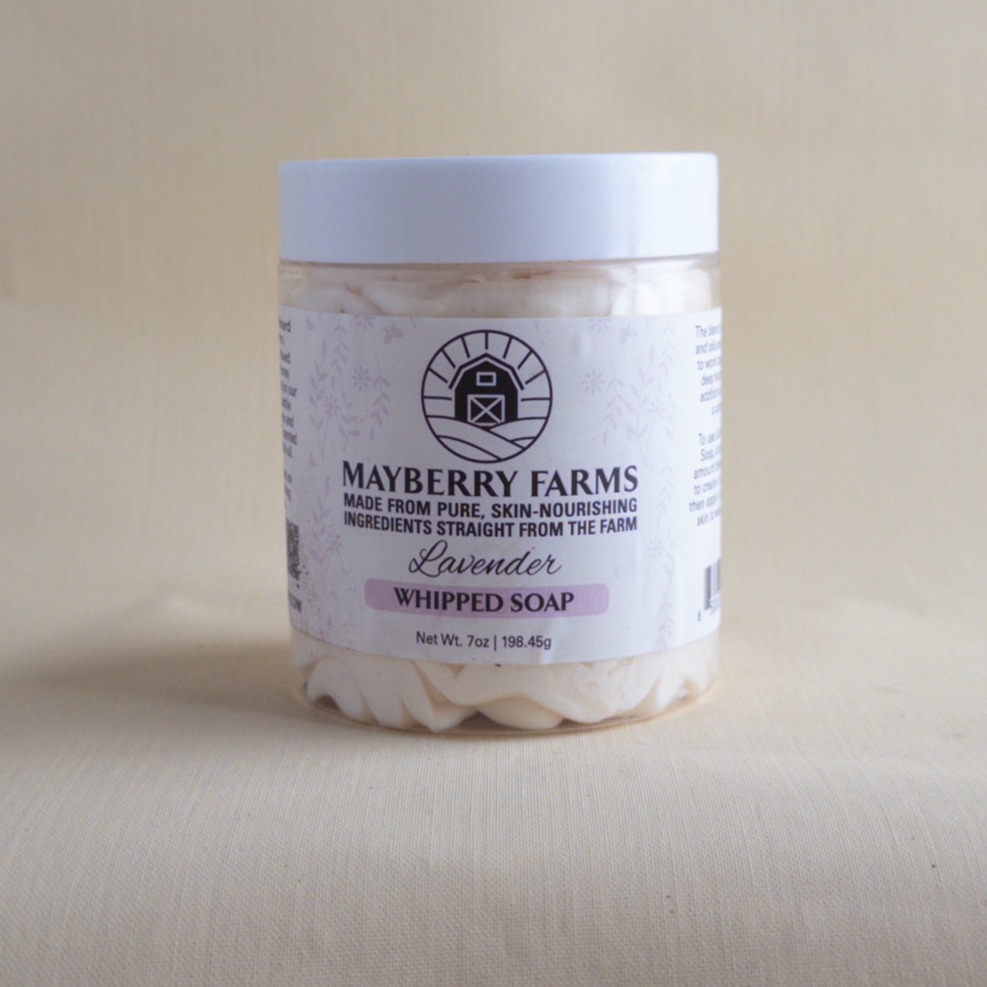 Whipped Soap & Shaving Cream with Goat Milk & Honey - Mayberry Farms