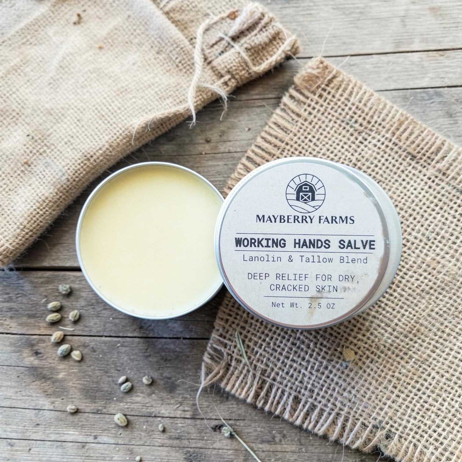 Working Hands Salve — Calendula Tallow Salve | Mayberry Farms - Mayberry Farms